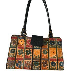 Patricia Nash Multicolor Floral Shoulder Bag